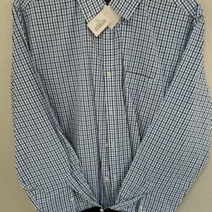 Men's Calvin Klein Blue Checkered Shirt